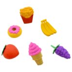 3D Food Erasers Set ?Fun & Colorful Novelty Erasers for Birthday Gifts & School Prizes