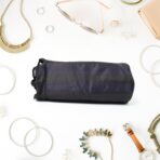 Reusable Multipurpose Washable Rope Pouch ?Pen & Pencil Stationery Case, Travel Organizer Bag for School, Office & Daily Use (1 Pc) - Image 3
