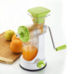 Kitchenware Plastic Hand Juicer New Smart Fruit & Vegetable Multipurpose Juicer (Color:Random Green,Blue,Red,Orange) ( Colors May Vary ) (Multicolor Pack of 1) - Image 2
