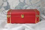 Jewelry Box Organizer for Women ?Luxury  Storage Box , Lockable Display Case for Rings, Necklaces, Watches & Accessories Availabel in Black, Red,Pink,Golde ,White (Red) - Image 3
