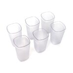 350 ml Decent Glasses ? Set of 6 | Durable, Stylish Tumblers for Water, Juice, Beverages