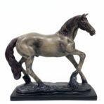 Galloping Horse Statue Showpiece for Living Room, Home Decor, Symbol of Success Tabletop Figurine for Weddings, Anniversaries, Festive Corporate Gifting (Race Horses)