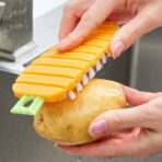 Vegetable Scrubbing Brush, Vegetable Scrubber Fruit Brush Carrot Shape Vegetable Brush for Potato for Vegetable - Image 3